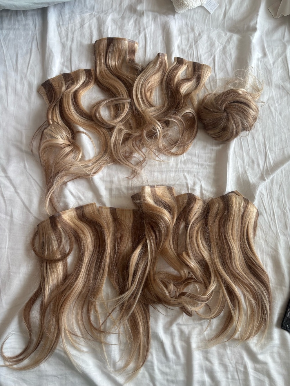Hidden Crown Honey Blonde Layered Clip-In Hair Extensions Set